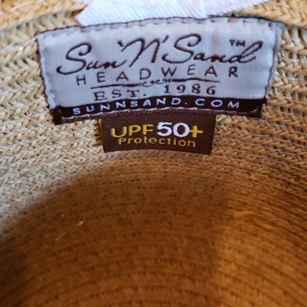 SUN N SAND Comfort Backless  Visor Hat UPF‎ 50 Swim Hat